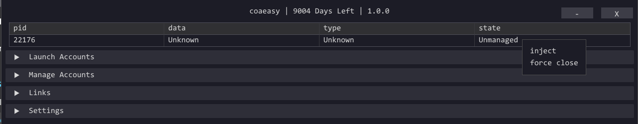 Loader injecting into the client