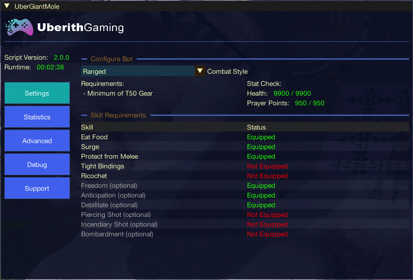 Ranged Example