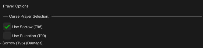Prayer Settings
